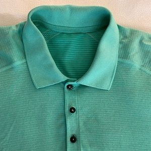 Teal Lulu Lemon Collared Shirt